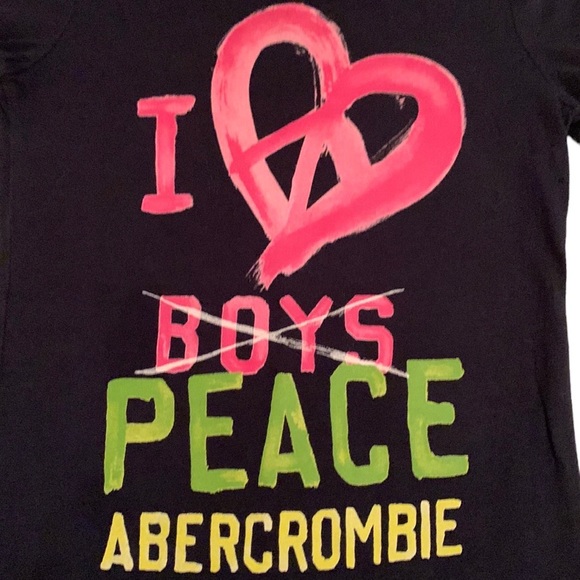 Abercrombie Graphic Tee • Girls Size Medium - Picture 2 of 6